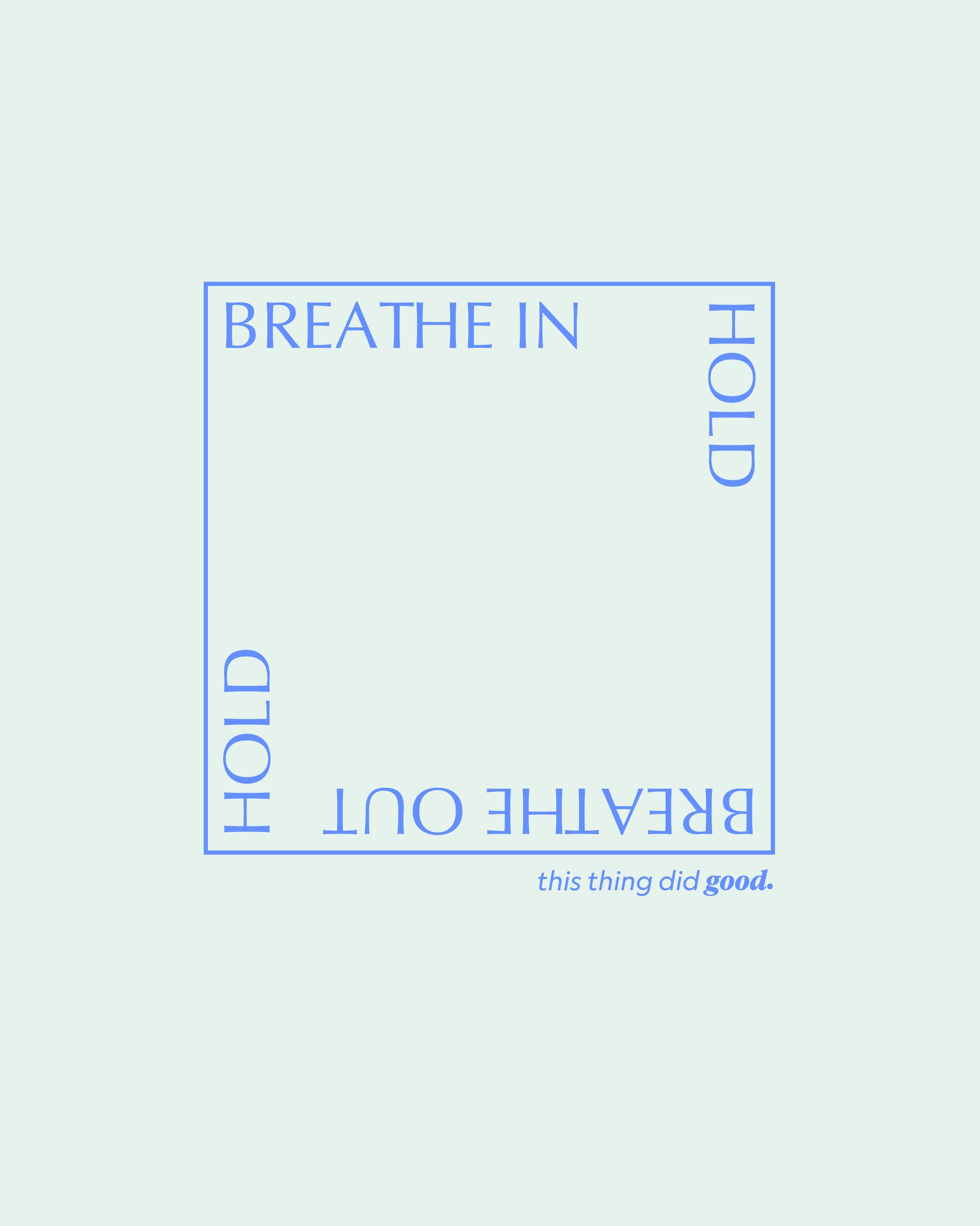 Box Breathing t-shirt - Mens/Unisex - this thing did good