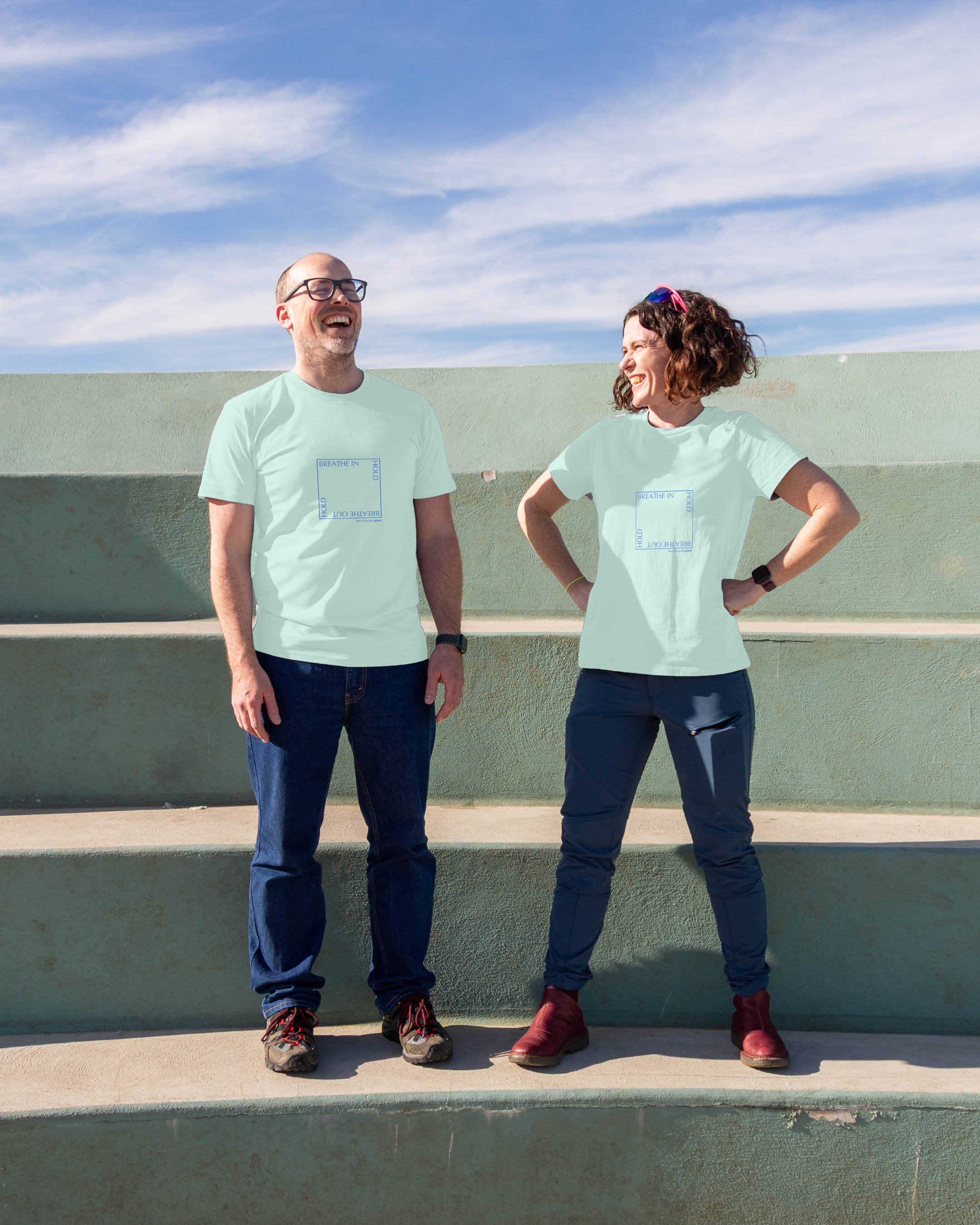 Box Breathing t-shirt - Mens/Unisex - this thing did good