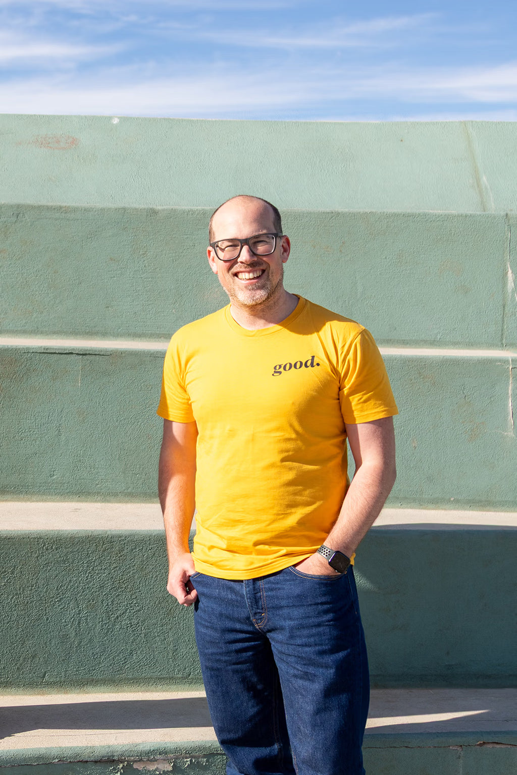 This t-shirt did Good - PositiviTee - Men's/Unisex - Sunshine Yellow