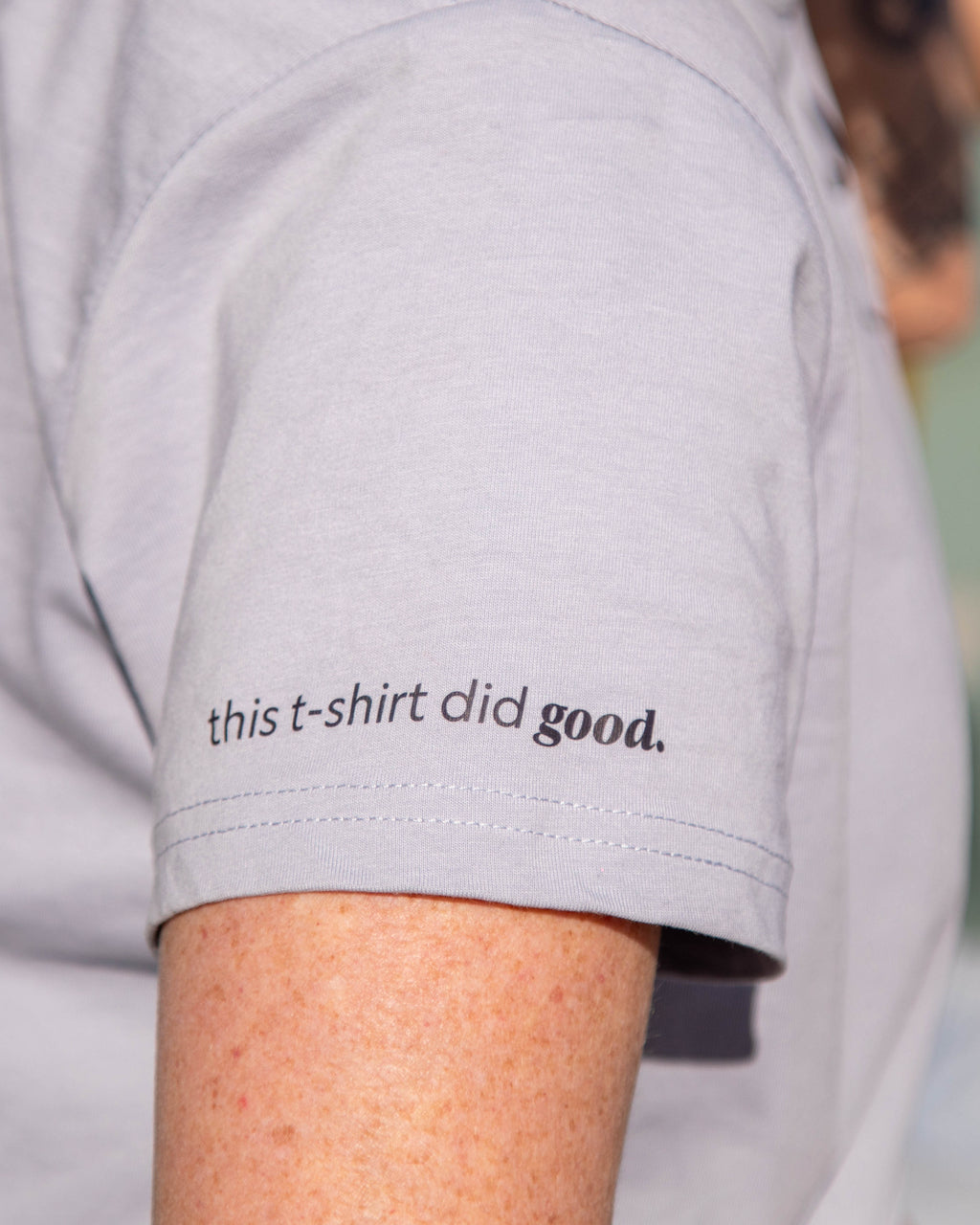 This t-shirt did Good - EquanimiTee - Men's/Unisex - Powder Blue